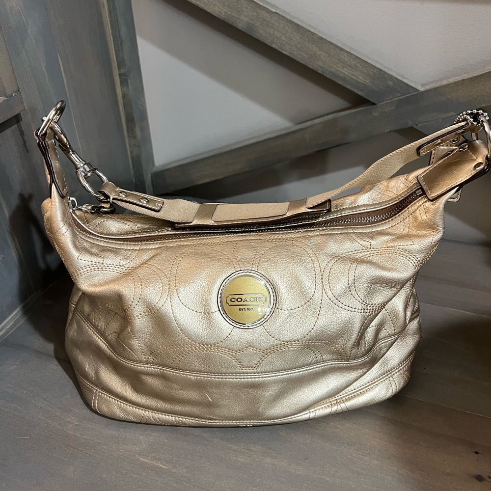 Gold Coach purse